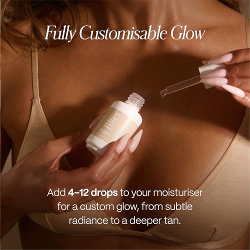 Filter by Molly-Mae Self Tanning Drops 30ml - Customizable Face Tanner Serum