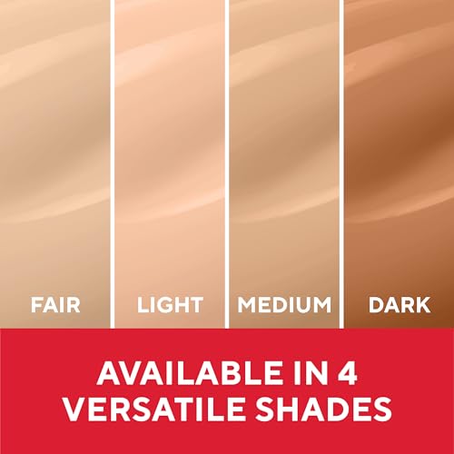 Mirabella Defense CC Creme Full Coverage Foundation with SPF 20, CC Cream Foundation with Sunscreen & Hyaluronic Acid, Oil Control with Salicylic Acid - Dark