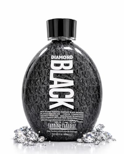 Tanning Paradise Black Tanning Lotion 13.5oz Transfer-Resistant Indoor Tanning Bed Lotion