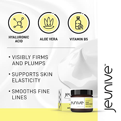 Rejuvenating Triple Power Hydration Face Moisturizer Cream | Anti-Aging Hyaluronic Acid, Aloe Vera, Vitamins to Firm, Plump and Even Skin Tone - Result Driven Formula | 2 oz (57g)