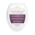 Bath Royale Heavy Duty Elongated Toilet Seat with Soft Close - White BR237-00