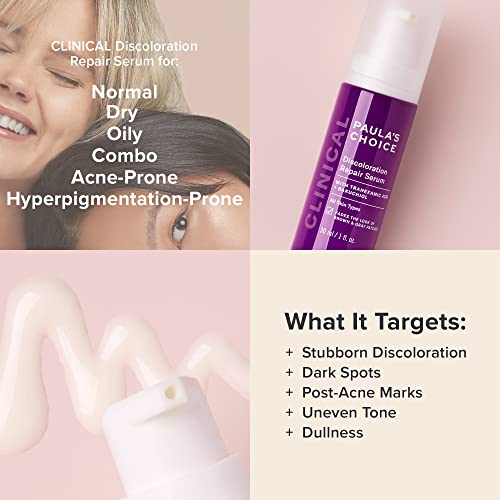 Discoloration Repair Face Serum for Dark Spots & Hyperpigmentation - 1 Fl Oz