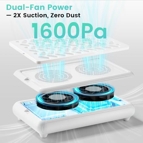 Flash Cure lamp, 36W Mini Cordless Gel x Nail Lamp Flash Cure, Auto Sensor Gooseneck Portable USB Gel Nail Dryer U V Light with 3 Timers and LCD Display for Home DIY