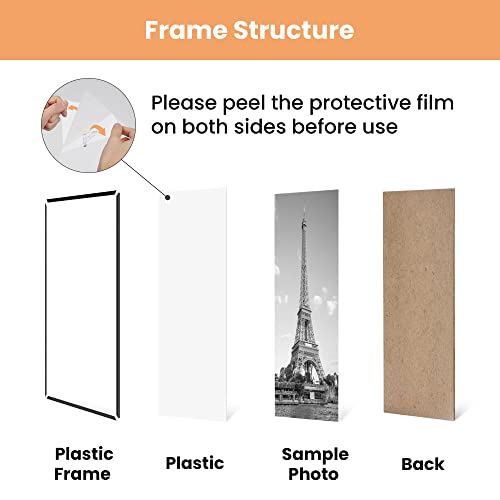 Upsimples 27x40 Poster Frame - Black, Easy Slide-In Assembly, 3 Pack - Variation: Black / 27x40