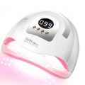 380W UV LED Nail Lamp with 81 Beads, Fast Curing Gel Polish, 4 Timer Settings