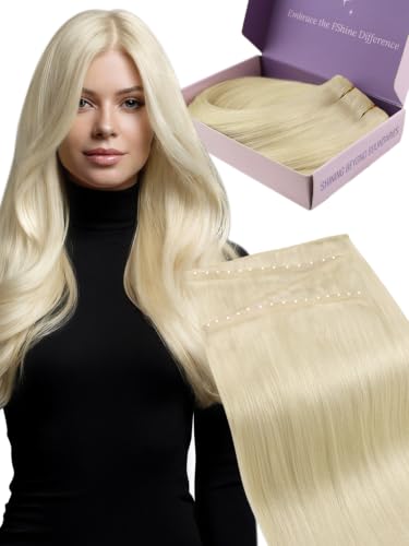 Fshine Butterfly Hair Extensions 50g 22 Inch Platinum Blonde - Variation 1.2 #60