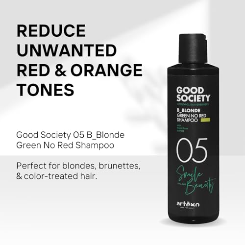 8.5 Fl Oz Green Pigmented Neutralizing Shampoo for Blonde Brunette Hair - Variation of THIS listing