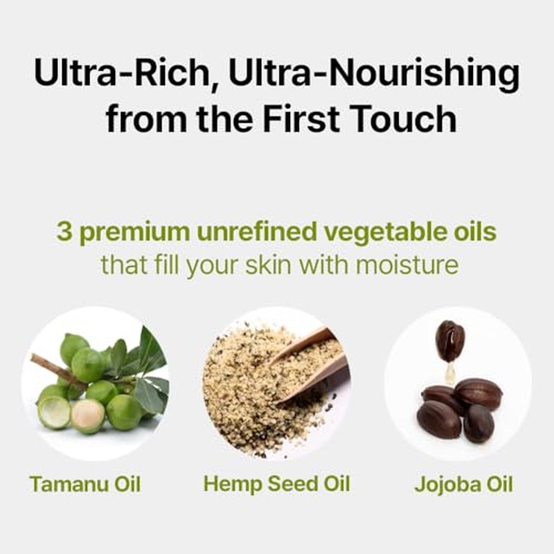 Greeni Body Oil Lotion Unscented ¤Ó Moisturizing Blend with Tamanu, Jojoba & Hempseed Oils ¤Ó Lightweight Daily Hydration ¤Ó Clean Formula for All Skin Types ¤Ó 250ml