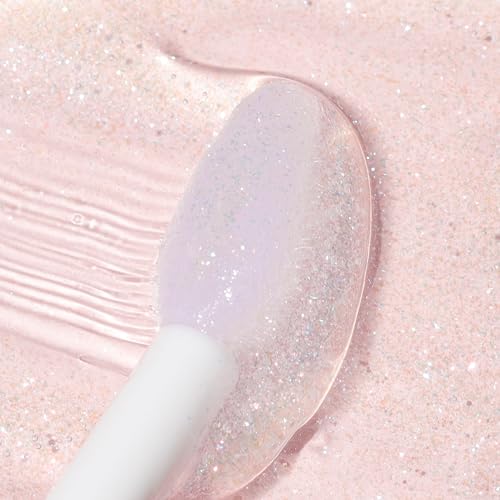 Lip Oil with Hydrating Vitamin E & Avocado - Shimmery Clear Lip Gloss - 0.33 fl oz