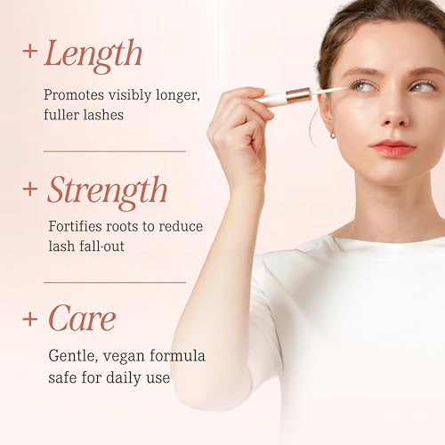 DEARDAHLIA Dream Lash Dual Serum, 9mL - Premium Eyelash Enhancer for Longer, Fuller, Thicker Lashes. Non-Irritating Formula, Hydrating & Healthy-Looking, Easy Application