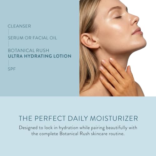 Hydrating Face Lotion with Rose Water & Hyaluronic Acid - 1 oz