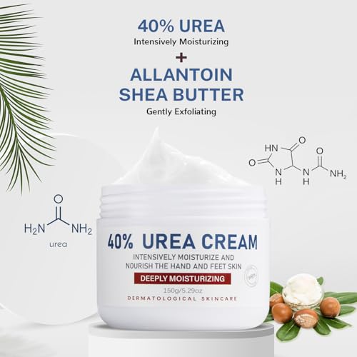OUKEYA Urea Cream 40% Foot & Hand Moisturizer 5.29Oz -2 Pack
