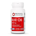 Protocol Krill Oil 500mg - Krill Oil Supplement - DHA & EPA - with Astaxanthin - Supports Heart, Brain, Joints* - Non-GMO & Halal - 60 Softgels