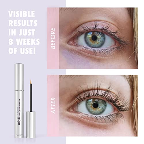 MIYA LASH | Lash Lift Kit & Eyelash Growth Serum | Keratin Lash Lift & Lash Enhancing Serum for Thicker, Longer Lashes