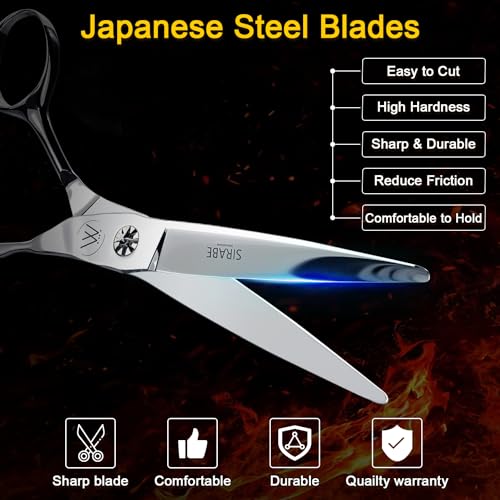 Professional Hair Cutting Scissors - Ultra Sharp Blades for Salon & Home Use