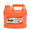 GOJO Natural Orange Pumice Hand Cleaner Pump Bottle 128 Fl Oz - Rapid Dirt & Grease Removal