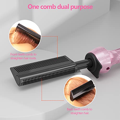 DAN Technology Double-Sided Teeth Hot Comb 500°F Hair Straightener & Wig Styler