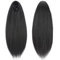 YOUTH HAIR Yaki Straight Ponytail Extension 24 Inch Drawstring for Black Women