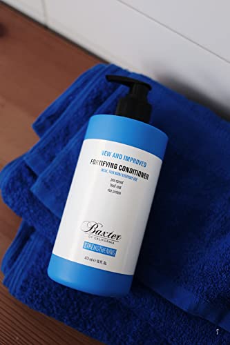 Baxter of California Daily Fortifying Conditioner for Men 16oz - All Hair Types, Mint Scent, Moisturizes & Detangles, Father's Day Gift