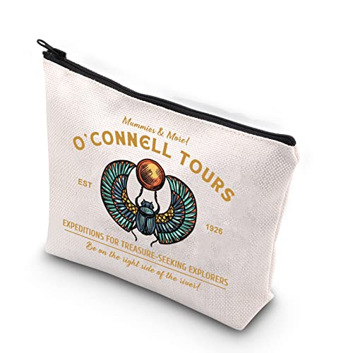 TSOTMO Horror Movie Merch Movie Inspired Gift O¡¯ Connell Tours EST 1926 Zipper Pouch Makeup Bag (& More)