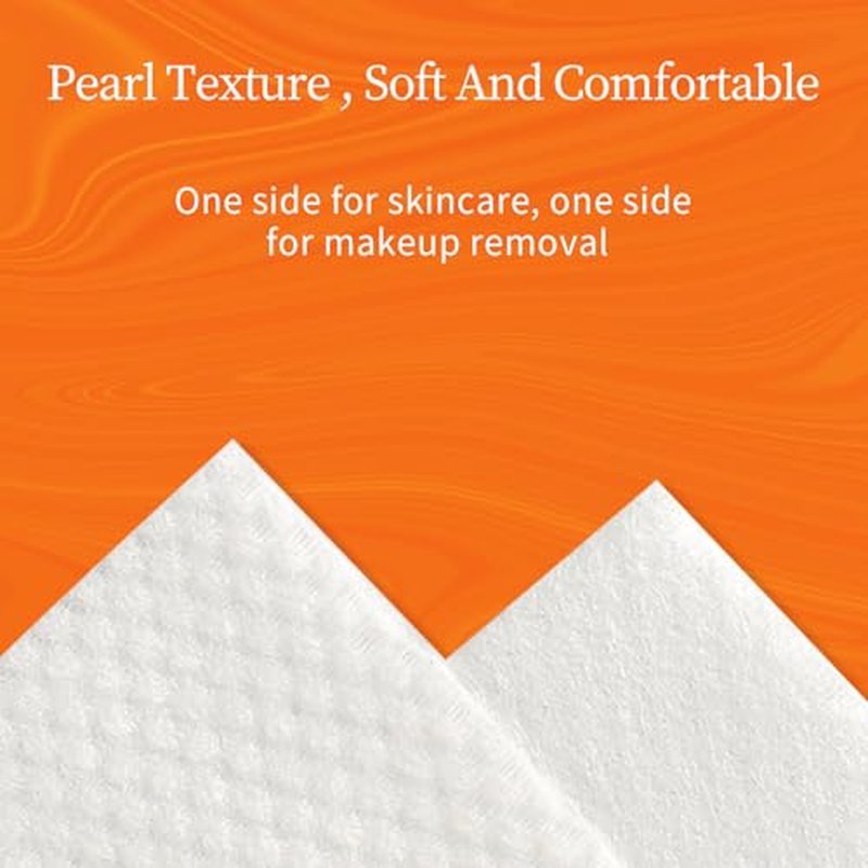 Hanging Disposable Face Towels Cloths Plus, Dry/Wet Dual-Use, Extra Large Thick 3D Washing Wipes (Reusable) for Daily Facial Cleansing and Use Anywhere 648 Count (3 Packs of 216)