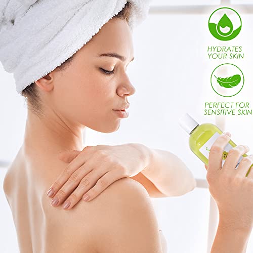 Soapeauty 32 Fl Oz Pure Cold Pressed Unrefined Grapeseed Oil for Skin & Hair - Pack of 1