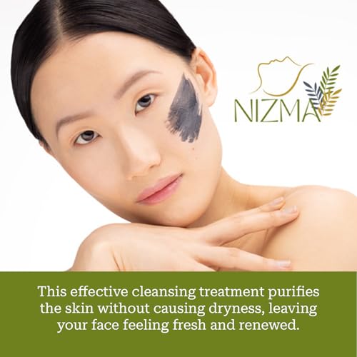 Detoxifying Charcoal Mask with Triple Clay & Organic Lecithin ? Deep Cleansing, Pore Refining, Hydrating Face Mask ? Rose Scented, Natural Skincare ? 2 oz