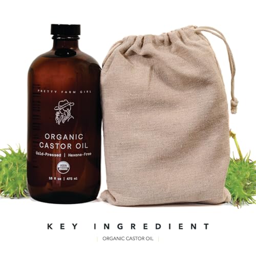 Castor Oil - Organic Cold-Pressed Hexane-Free Skin & Hair Treatment - Amber Bottle - Variation of THIS listing