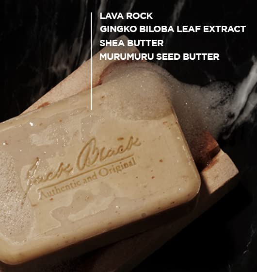 Eucalyptus Jack Black Turbo Body Bar Scrubbing Soap 6 Oz Pack of 3