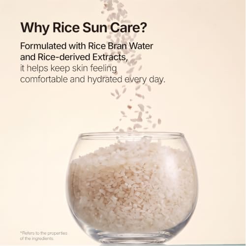 MIDHA Rice Bran Water SPF50+ Broad Spectrum Sunscreen - Hydrating Lightweight Sun Protection
