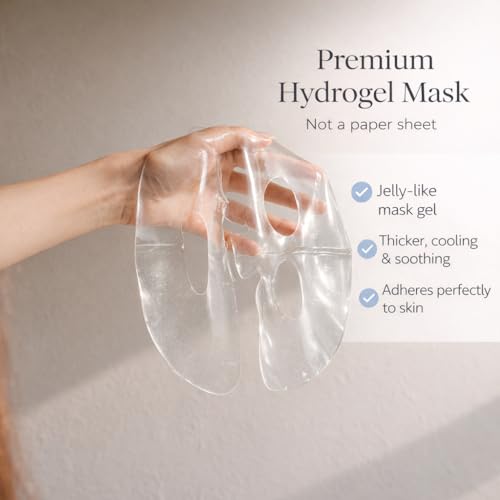 DOJAGI Hydrogel Exosome Face Mask Set - Intensive Hydration & Firming, 5 Sheets