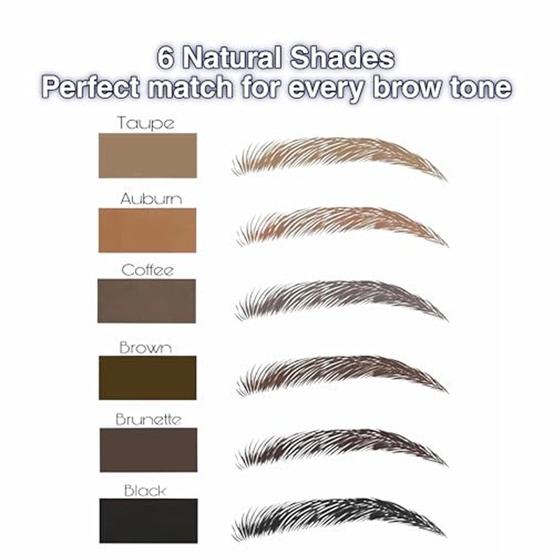Microblading Eyebrow Pencil ? Waterproof, Long-Lasting, Ultra-Fine Brow Pencil for Natural, Defined Hair-Like Strokes(Brunette)