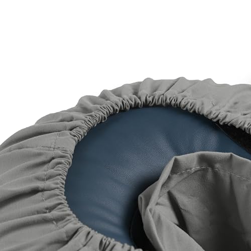 Grey Microfiber Massage Face Cradle Cover 10 Pack - Soft, Breathable, Stain-Resistant