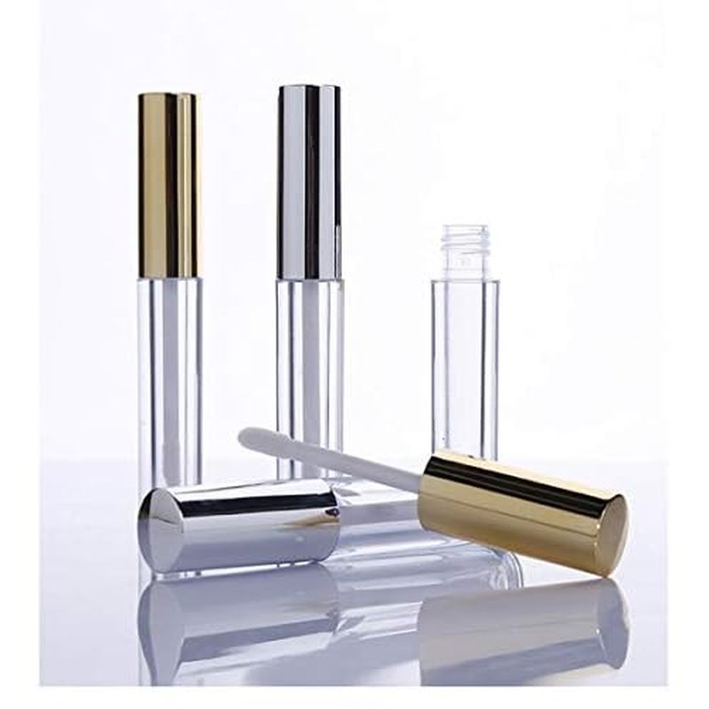 30pcs Lip Gloss Tubes Cute Set Lip Balm Empty Containers Refillable Lip Gloss Tubes with Wand Clear Plastic Lip Gloss Makeup Tool 10ml Bottle