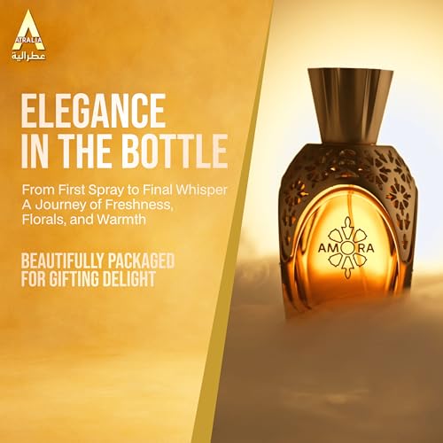 Unisex Luxury Citrus & Floral Perfume 100ml - Amora Lumere Extrait de Parfum