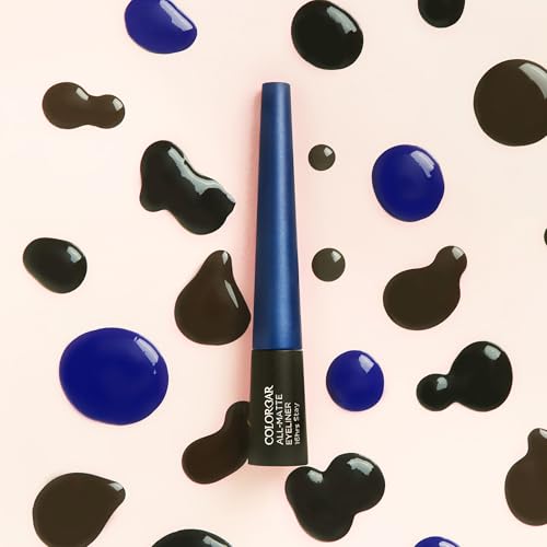 Colorbar Ultimate Eye Liner - Matte Blue 003 Waterproof Liquid Eyeliner - Long-Lasting