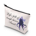 TSOTMO Villain Ursula Quote Inspired Gift Life¡¯s Full Of Tough Choices Innit Zipper Pouch Makeup Bag (tough choices Innit)