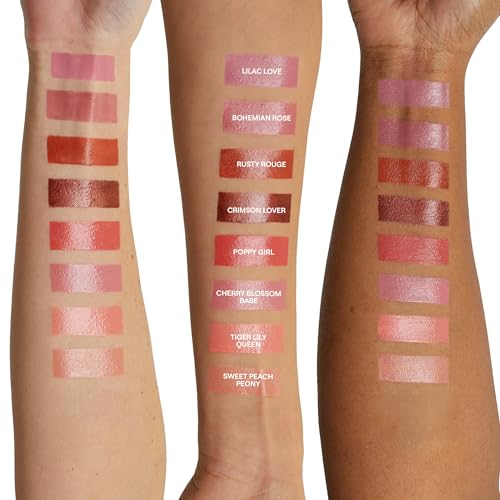 Nudestix Nudies Bloom All Over Dewy Color Stick - Bohemian Rose, 3-in-1 Vegan Blush for Cheeks, Eyes & Lips