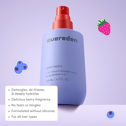 Evereden Kids Travel Set - 5-Piece Mini Skin & Hair Care with Face & Hair Routine