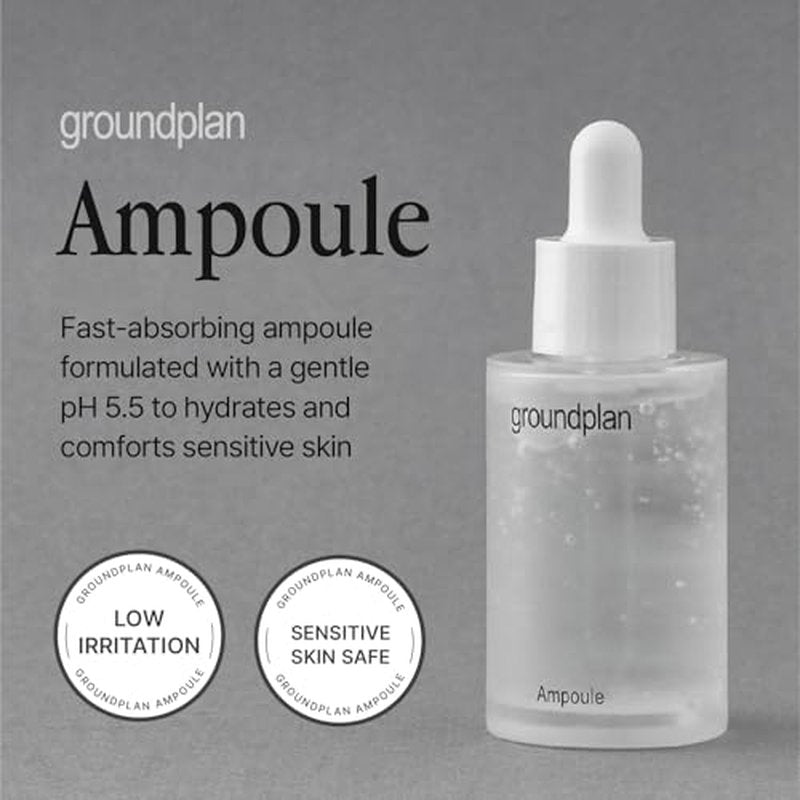 Ampoule 1.35 fl oz ? Lightweight Hydrating Serum with Panthenol, Witch Hazel Water & Amino Acid Complex, pH 5.5 Moisture Balance for Sensitive Skin