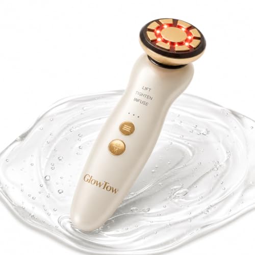 3-in-1 Facial Skin Tightening Device with LED Light Therapy and Microcurrent