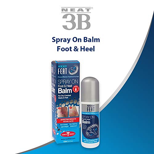 Foot & Heel Balm Spray - Rehydrates Cracked Skin, 125ml, Podiatrist Recommended