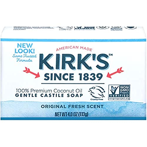 Kirks Natural Original Castile Soap 4 oz (12 per case)