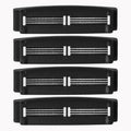 Bearback Shaver Cartridges ? 4-Pack Refill Blades for Men¡¯s Back Shaver ? Triple Stainless Steel Pivoting Heads ? Fits Bearback Handle & Grooming System