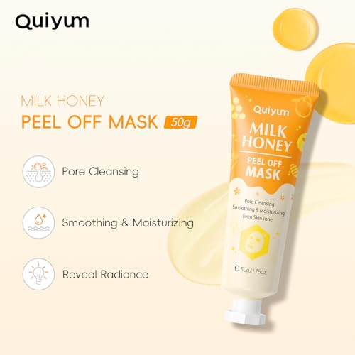6PCS Skincare - Skin Care Sets with Watermelon Cleanser, Plum Serum, Blueberry Moisturizer, Milk Honey Peel-Off Mask, Hand Wax, Foot Wax, Hydrating Cleansing Repairing, Ideal Gifts Sets