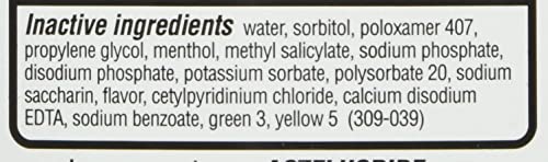 Anticavity Fluoride Mouthwash Mint 18 Fl Oz Pack of 6 - Enamel Strengthening