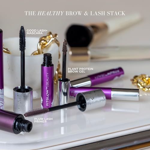 Vegan Plum Lash Primer with Nourishing Plant-Based Ingredients for Fuller, Stronger Lashes