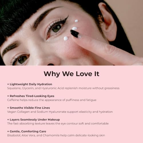 Luster Eye Cream with Vegan Collagen 15 ml | Soothing Under-Eye Care