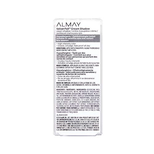 Almay Velvet Foil Cream Shadow, Out of the Woods, 0.36 fl. oz., metallic eyeshadow