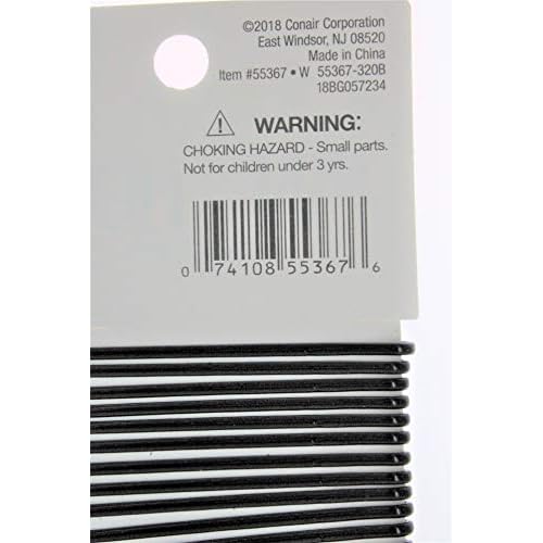 Conair Styling Essentials Firm Hold Bobby Pins 18 ea, Black, Pack of 1